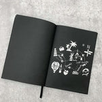 Zodiac Black Paper Notebook Constellation Journal