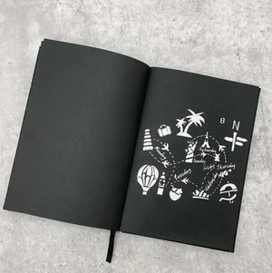 Zodiac Black Paper Notebook Constellation Journal