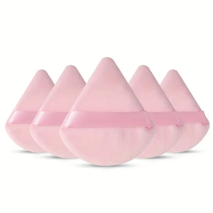 6 Pcs Powder Puff Face Soft Triangle Makeup Velour Powder Puffs For Loose Powder Mineral Powder Body Powder Cosmetic Foundation Wedge Shape Puff Beauty Powder Wet And Dry Use Makeup Tool Sponges & Applicators