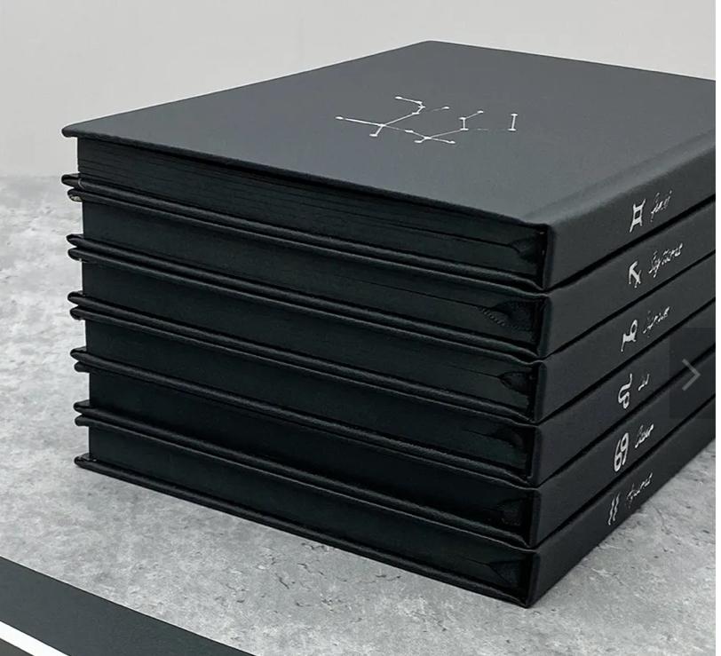 Zodiac Black Paper Notebook Constellation Journal