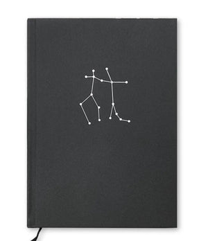 Zodiac Black Paper Notebook Constellation Journal