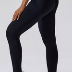 Slim Fit Wide Waistband Long Sports Leggings