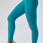 Slim Fit Wide Waistband Long Sports Leggings