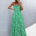 Strapless Split Maxi Dress