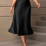 High Waist Midi Skirt