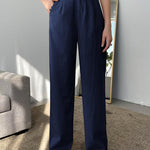 Straight Leg High Waist Pants
