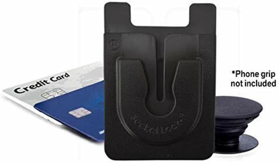 soc Card Holder& Phone Grip Holder in one