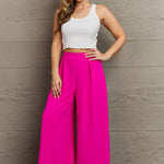 GeeGee Adorable Treasures High Waisted Wide Leg Trouser Pants