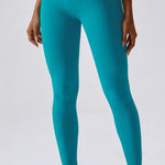 Slim Fit Wide Waistband Long Sports Leggings