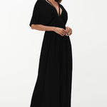 Strappy Neck Maxi Dress